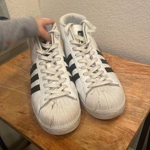 Adidas Shell Toe White High Top UGC